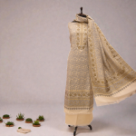 Silk Suit with Cashmeeri Kani Work 2